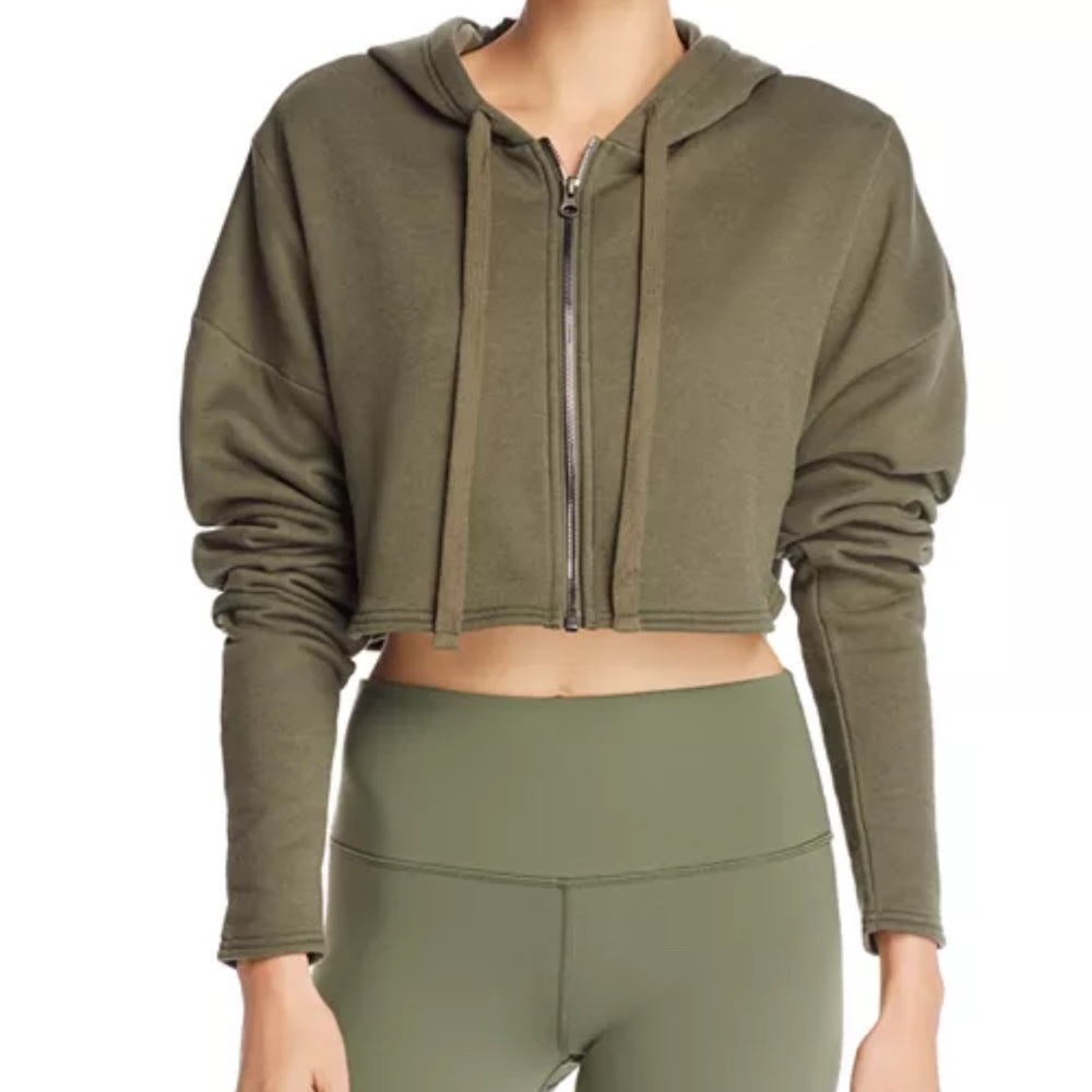 ALO yoga Extreme cropped hoodie